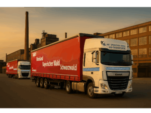 H.D. Transporte Spedition – moderner LKW für Gütertransport
